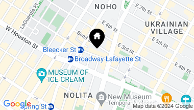 Map of 21 Bleecker Street Unit: G-W, New York City NY, 10012
