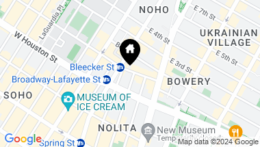 Map of 36 Bleecker Street Unit: M1, New York City NY, 10012