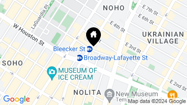 Map of 40 Bleecker Street Unit: 2-E, New York City NY, 10012
