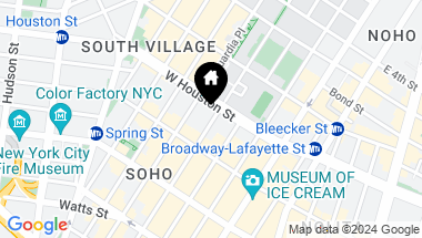 Map of 151 Wooster Street Unit: 6A, New York City NY, 10012
