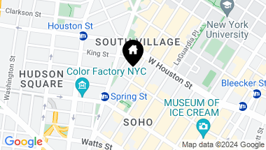 Map of 134 Sullivan Street, New York City NY, 10012