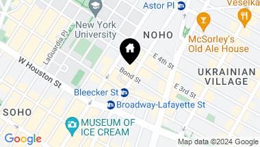 Map of 10 Bond Street Unit: 4-E, New York City NY, 10012