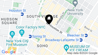 Map of 150 Thompson Street Unit: 2, New York City NY, 10012