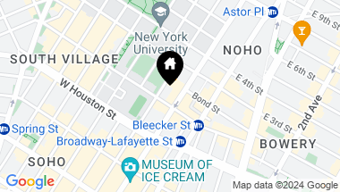 Map of 77 Bleecker Street Unit: 107, New York City NY, 10012