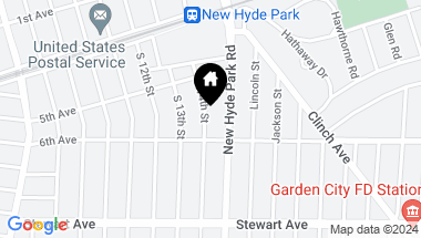 Map of 532 S 14th Street, New Hyde Park NY, 11040