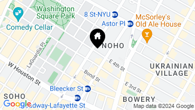 Map of 14 East 4th Street Unit: PH1104, New York City NY, 10012