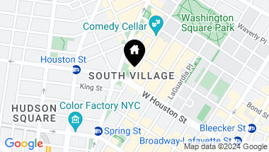 Map of 74 MacDougal Street, New York City NY, 10012