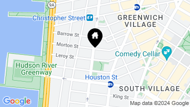 Map of 430 Hudson Street, New York City NY, 10014