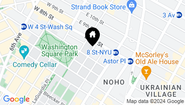 Map of 23 Waverly Place Unit: 2A, New York City NY, 10003