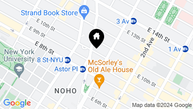 Map of 80 East 10th Street Unit: 7, New York City NY, 10003