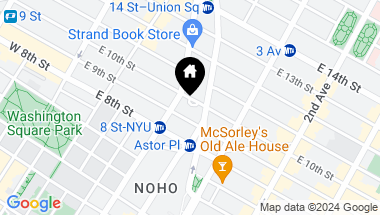 Map of 70 East 10th Street Unit: 7E, New York City NY, 10003