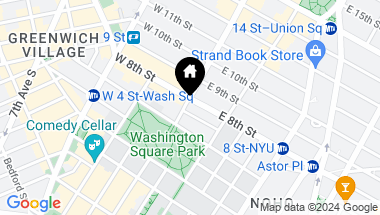 Map of 1 Fifth Avenue Unit: 18GK, New York City NY, 10003