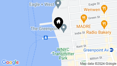 Map of 21 India Street Unit: 36F, Brooklyn NY, 11222