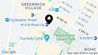 Map of 82 Washington Place Unit: 4E, New York City NY, 10011