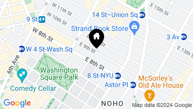 Map of 30 East 9th Street Unit: 4LL, New York City NY, 10003