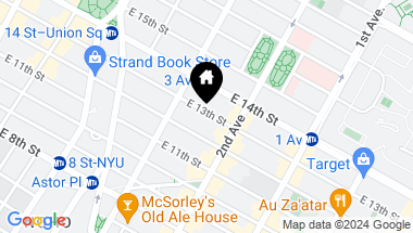 Map of 228 East 13th Street Unit: 23, New York City NY, 10003