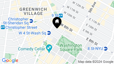 Map of 114 Waverly Place, New York City NY, 10011