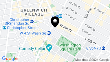 Map of 122 Waverly Place Unit: *, New York City NY, 10011