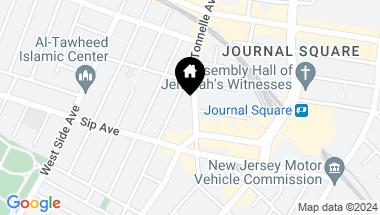 Map of 61 TONNELLE AVE, JC, Journal Square NJ, 07306