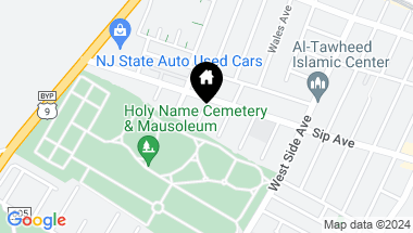 Map of 14 HOLMES AVE Unit: 1, JC, Journal Square NJ, 07306