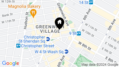 Map of 180 Waverly Place, New York City NY, 10014