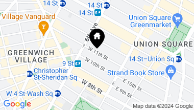 Map of 54 West 11th Street, New York City NY, 10011