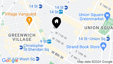 Map of 71 West 11th Street, New York City NY, 10011
