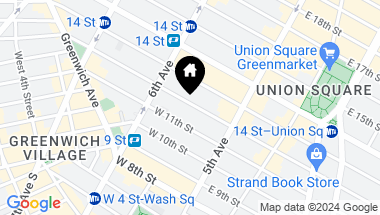 Map of 50 West 12th Street, New York City NY, 10011