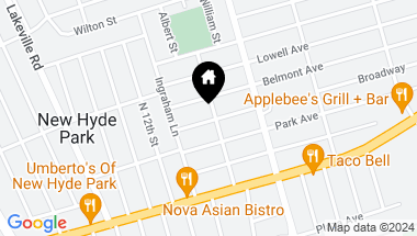 Map of 301 Central Boulevard, New Hyde Park NY, 11040