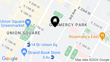 Map of 130 East 18th Street Unit: 9U, New York City NY, 10003