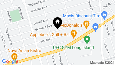 Map of 1616 Broadway, New Hyde Park NY, 11040