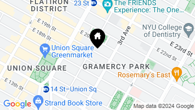 Map of 128 East 19th Street, New York City NY, 10003