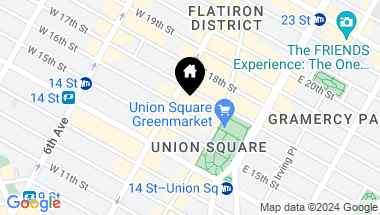 Map of 5 East 16th Street Unit: 8THFLR, New York City NY, 10003