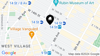 Map of 135 West 13th Street, New York City NY, 10011