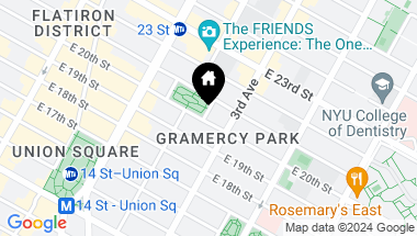 Map of 34 Gramercy Park East Unit: 7C, New York City NY, 10003