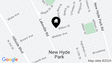 Map of 69 Wilton St, New Hyde Park NY, 11040