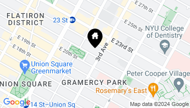 Map of 39 Gramercy Park North Unit: 8-A, New York City NY, 10010