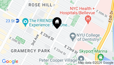 Map of 245 East 24th Street Unit: 9C, New York City NY, 10010