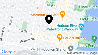 Map of 207 2ND ST Unit: 4B, Hoboken NJ, 07030