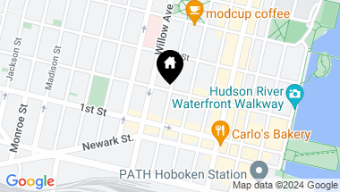 Map of 201 PARK AVE Unit: 2, Hoboken NJ, 07030