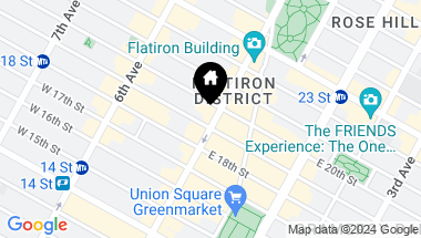 Map of 146 Fifth Avenue Unit: 6-D, New York City NY, 10011