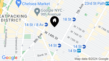 Map of 232 West 15th Street, New York City NY, 10011