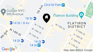 Map of 112 West 18th Street Unit: PH6A, New York City NY, 10011