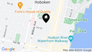 Map of 341 GARDEN ST Unit: 2, Hoboken NJ, 07030