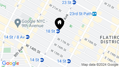 Map of 166 West 18th Street Unit: PH11, New York City NY, 10011