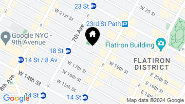 Map of 121 West 19th Street Unit: PHF, New York City NY, 10011