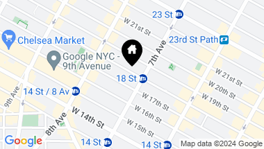 Map of 212 W 18th Street Unit: PH1, New York City NY, 10011