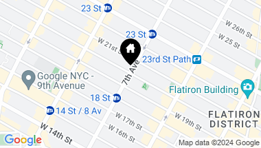 Map of 545 West 20th Street Unit: PH6/7B, New York City NY, 10011