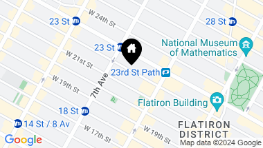 Map of 140 West 22nd Street Unit: 6-A, New York City NY, 10011