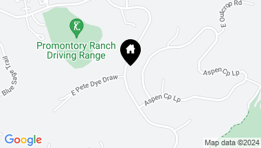 Map of 7730 N PROMONTORY RANCH RD, Park City UT, 84098